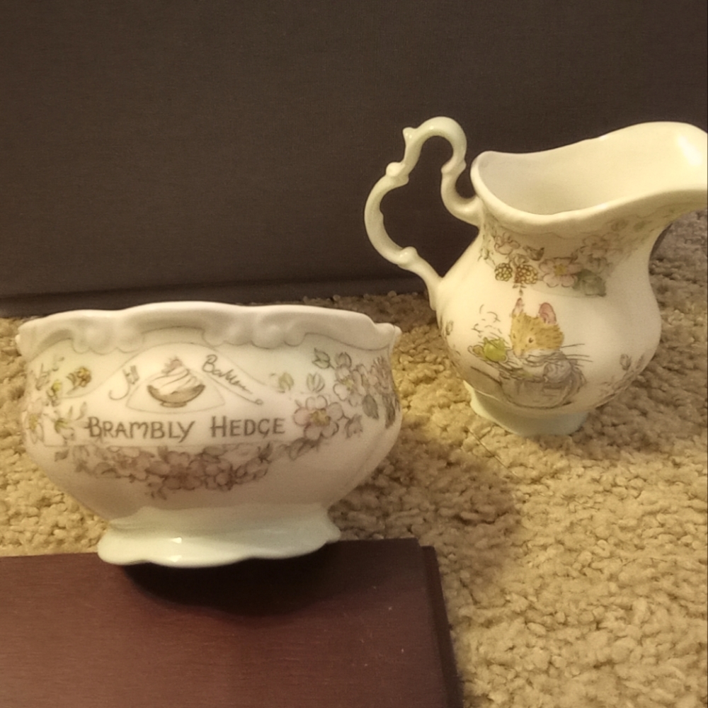 Royal Doulton Brambly Hedge Tea Service & Creamer